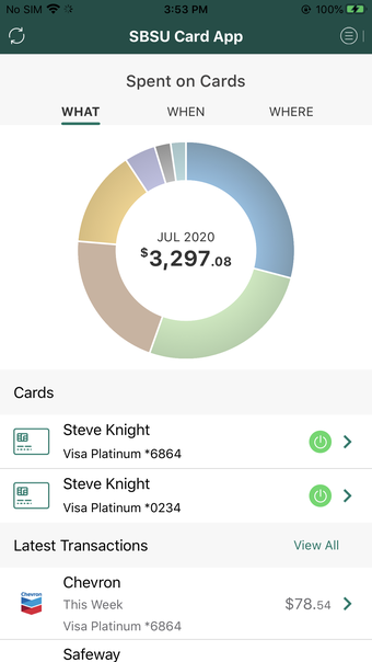 SBSU Card App