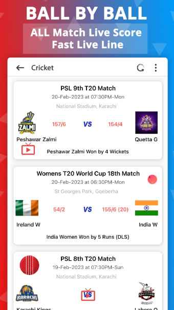 IPL Live - Cricket Live Score