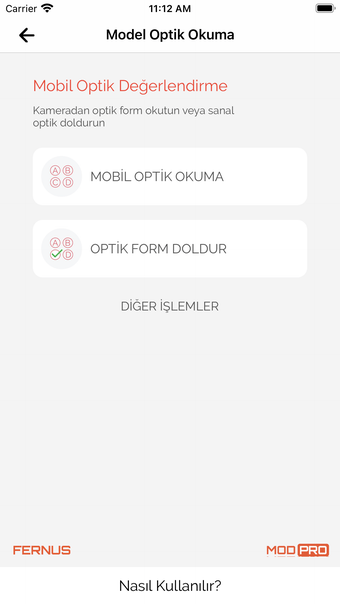 Model Optik Okuma para iPhone - Descargar