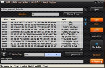 XOR Binary Data Uncrypter