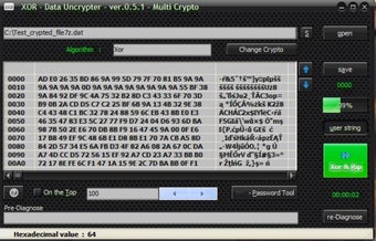 XOR Binary Data Uncrypter