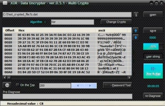 XOR Binary Data Uncrypter