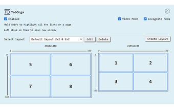 TabOrga: Tab organizer