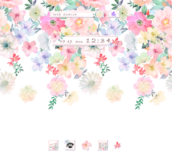 Curtain of Flowers Theme