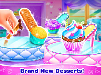 High Heel Cupcake Maker-Bakery Food Games Free