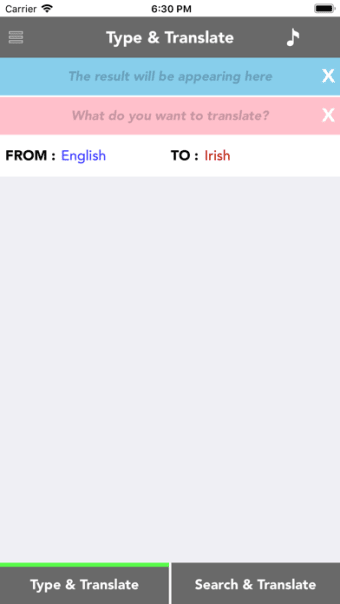 English to Irish Translator