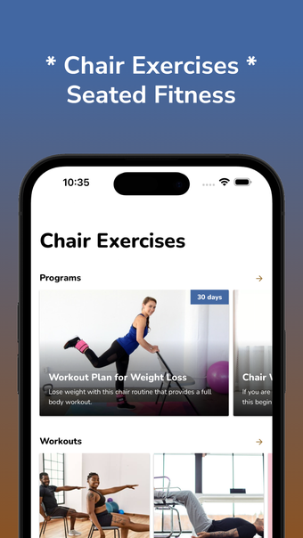 Chair Exercises - Sit  Be Fit