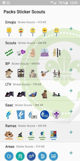 Stickers Scouts - WhatsApp - W