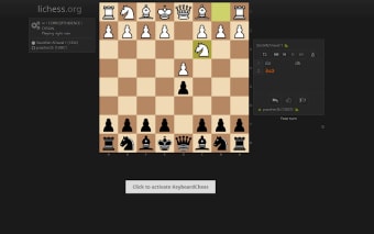 LiKeyChess - Lichess with your keyboard!