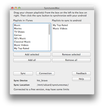 Sync iTunes to android - Pro