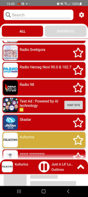 Montenegro Radio  Montenegrin AM  FM Radio Tuner