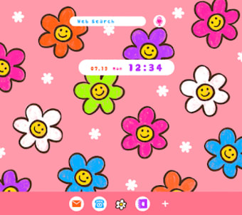 Smiley Flowers Theme HOME
