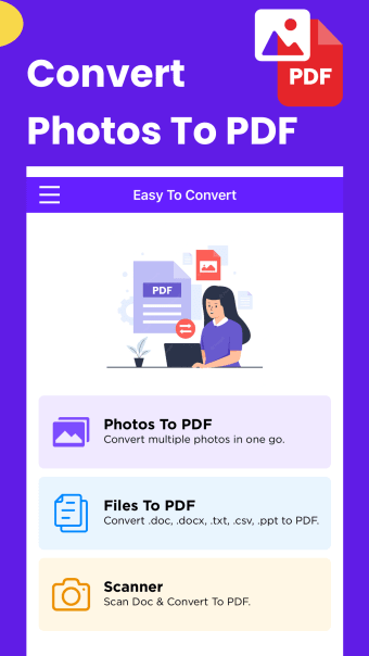 Photos To PDF Converter: JPEG