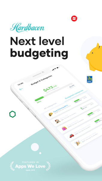 Hardbacon: Monthly Budget App