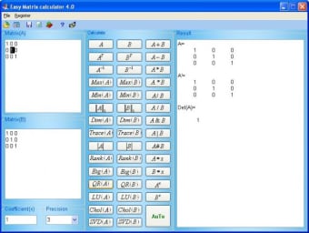 Luckhan Matrix Calculator