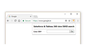 SolarWinds Salesforce & Tableau 360 search