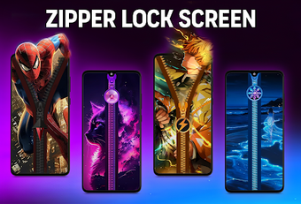 Zipper Lock Screen - Zip Lock