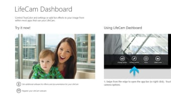 LifeCam Dashboard for Windows 10