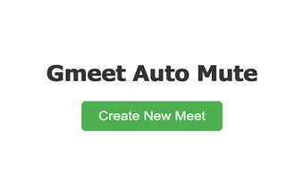 Google Meet Auto Mute