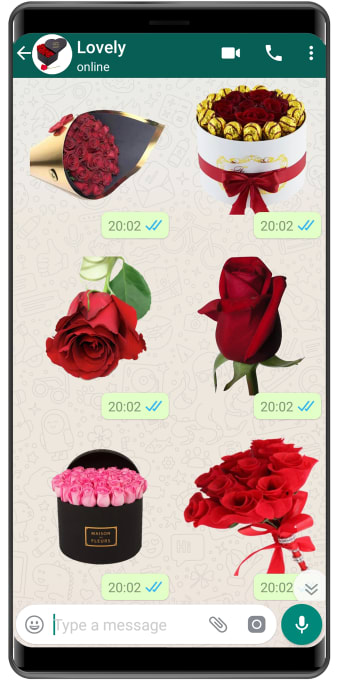 WASticker : flowers stickers