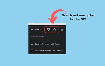 Search and Bookmark ChatGPT conversations