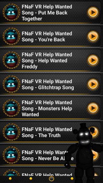 FNaFVR Help Wanted Song Ringtones