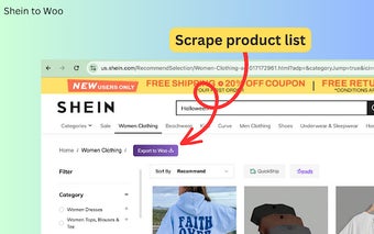 Shein to Woo CSV Exportor