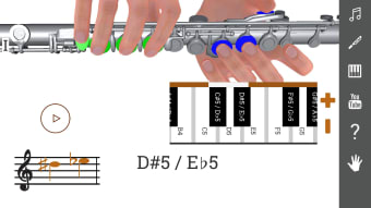 3D Flute Fingering Chart