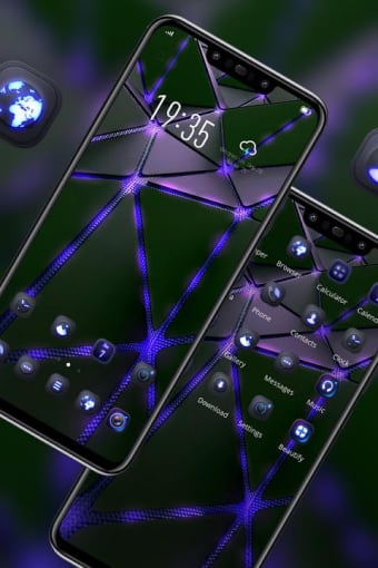 Abstract technology lighting theme REDMI Y2