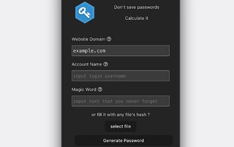 MetaPass: Strong Password Generator