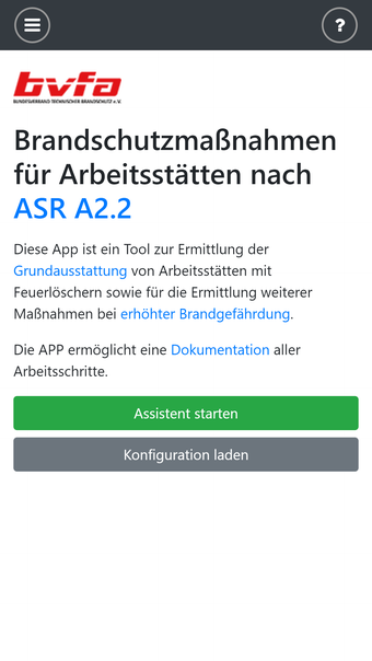 Feuerlöscher-Rechner ASR A2.2