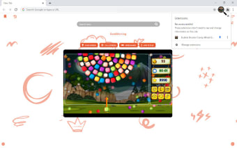 Bubble Shooter Candy Wheel Game New Tab