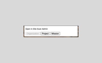 Site Scan Admin Link