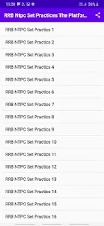 Railway  NTPC 30 SET PRACTICE