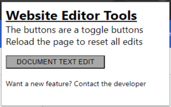 Webiste Editor Tools