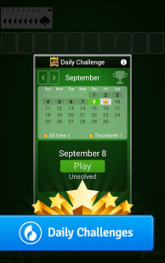 spider solitaire screen