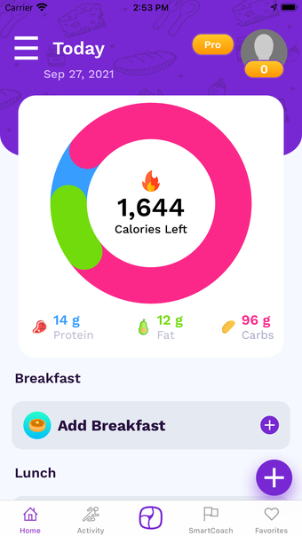 SmartPlate  1 Food Tracker