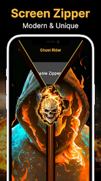 Ghost Rider - Zipper Screen