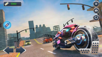 Ultimate Flying Bike Racing Stunts-City Moto Drive