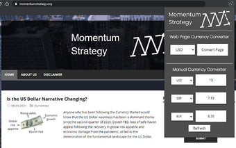 Currency Converter: Momentum Strategy