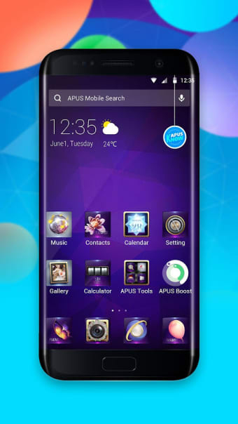 Exquisite Purple theme for Android free