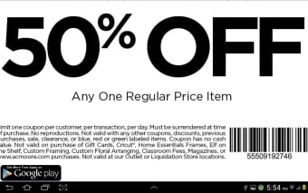 Coupons for AC Moore