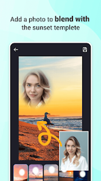 Sunset photo frames pro