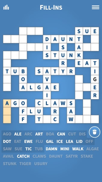 Fill Ins  Word Fit Puzzle
