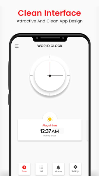 Clock: All Countries Time & Photo Video Lock App