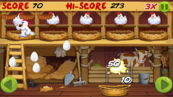 Angry Chicken: Egg Madness - Catch Chicken Eggs