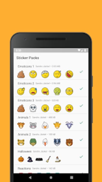 Emoticons Sticker Pack for Wha