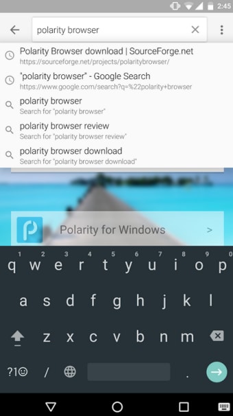 Polarity Browser