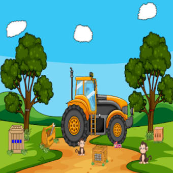 Giant Tractor Escape
