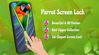 Parrot Voice Screen Lock App